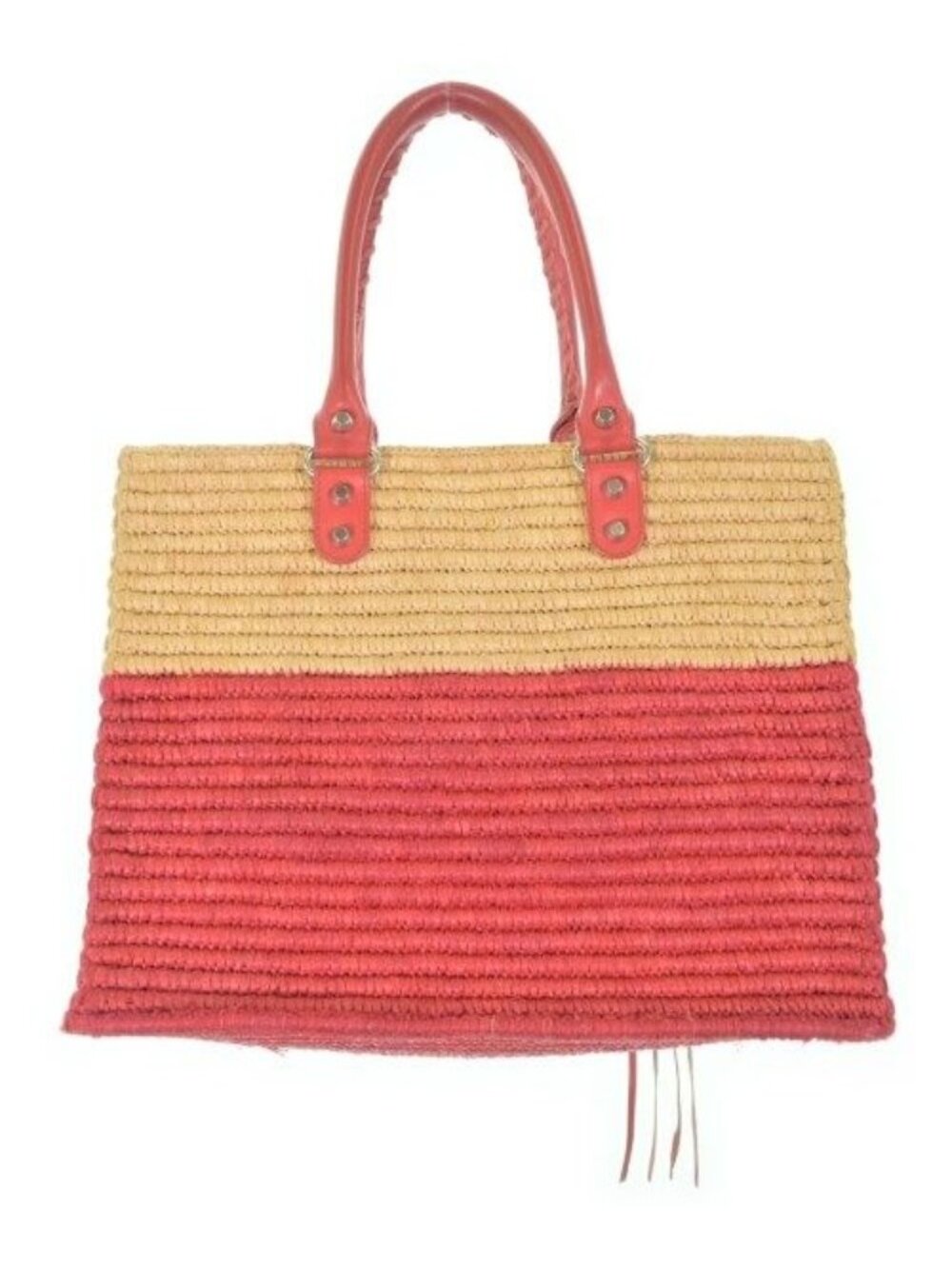 Balenciaga Tote Totes Redxbeige - Picture 2 of 6
